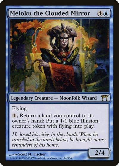 Meloku the Clouded Mirror Champions of Kamigawa Magic card