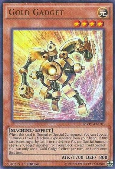 Gold Gadget The Dark Side of Dimensions Movie Pack Yu-Gi-Oh! card