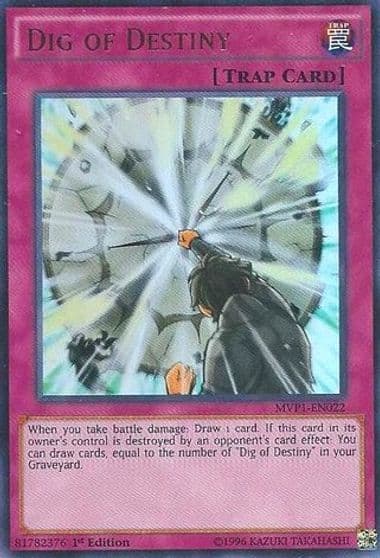 Dig of Destiny The Dark Side of Dimensions Movie Pack Yu-Gi-Oh! card