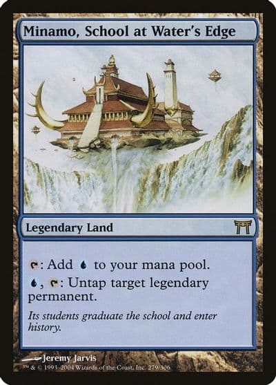 Minamo School at Waters Edge Champions of Kamigawa Magic card