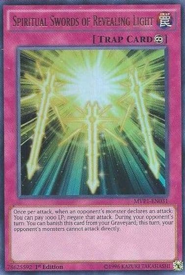 Spiritual Swords of Revealing Light The Dark Side of Dimensions Movie Pack Yu-Gi-Oh! card