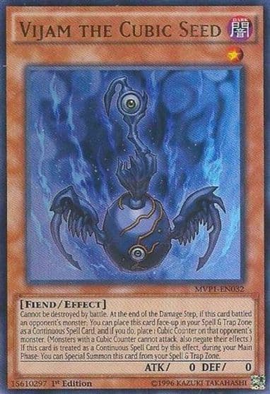 Vijam the Cubic Seed The Dark Side of Dimensions Movie Pack Yu-Gi-Oh! card