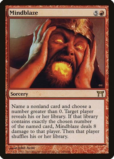 Mindblaze Champions of Kamigawa Magic card