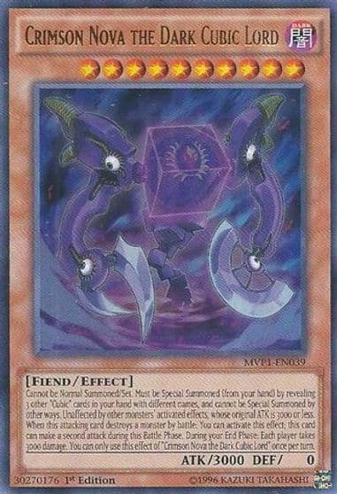 Crimson Nova the Dark Cubic Lord The Dark Side of Dimensions Movie Pack Yu-Gi-Oh! card
