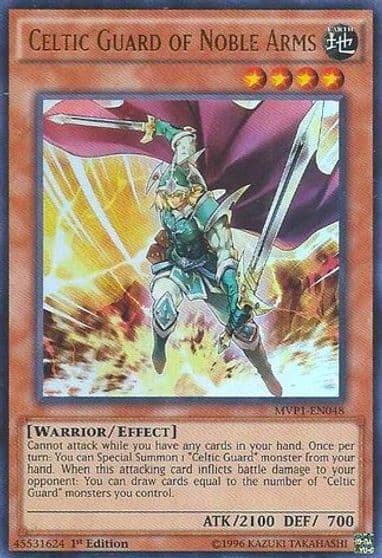 Celtic Guard of Noble Arms The Dark Side of Dimensions Movie Pack Yu-Gi-Oh! card