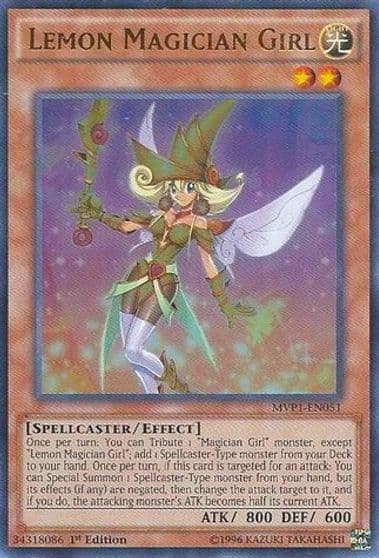 Lemon Magician Girl The Dark Side of Dimensions Movie Pack Yu-Gi-Oh! card