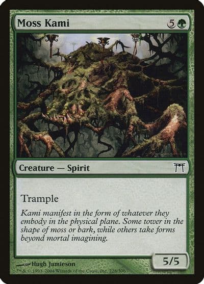 Moss Kami Champions of Kamigawa Magic card