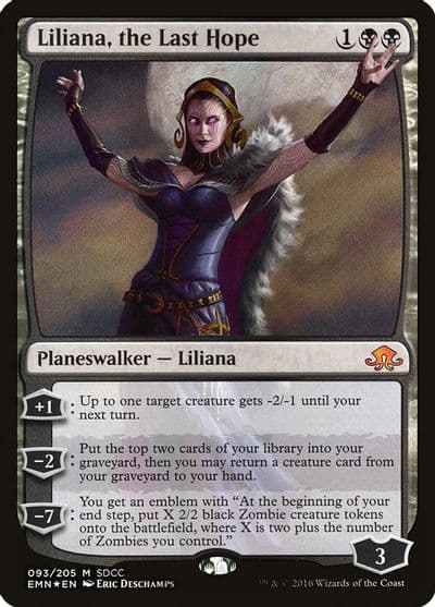 Liliana the Last Hope SDCC 2016 Exclusive Media Promos Magic card