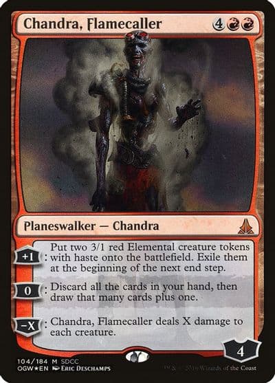Chandra Flamecaller SDCC 2016 Exclusive Media Promos Magic card