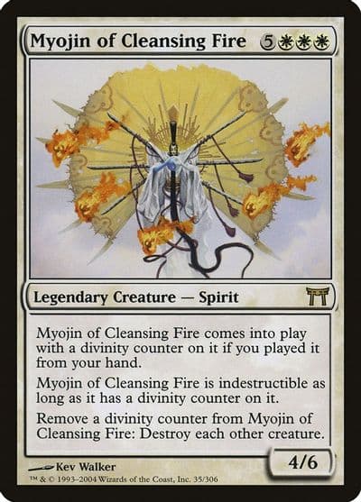 Myojin of Cleansing Fire Champions of Kamigawa Magic card