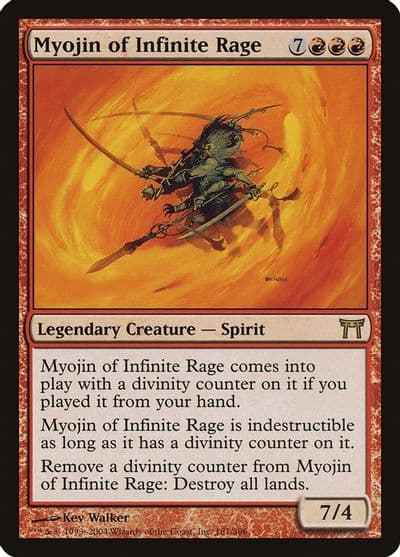 Myojin of Infinite Rage Champions of Kamigawa Magic card