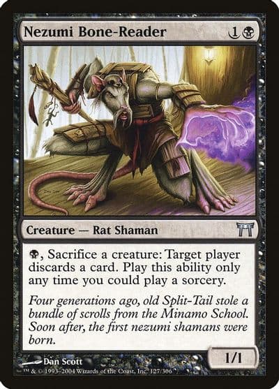 Nezumi Bone Reader Champions of Kamigawa Magic card