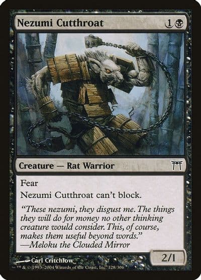 Nezumi Cutthroat Champions of Kamigawa Magic card