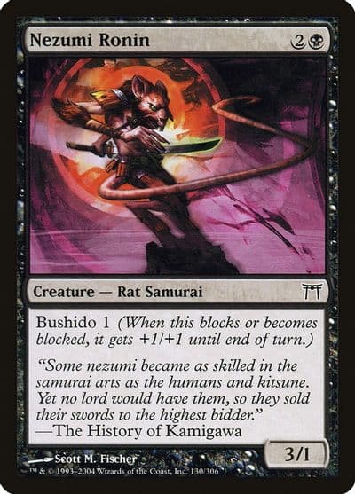 Nezumi Ronin Champions of Kamigawa Magic card