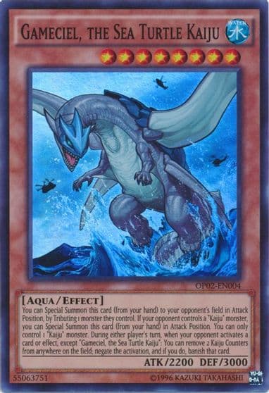 Gameciel the Sea Turtle Kaiju OTS Tournament Pack 2 Yu-Gi-Oh! card