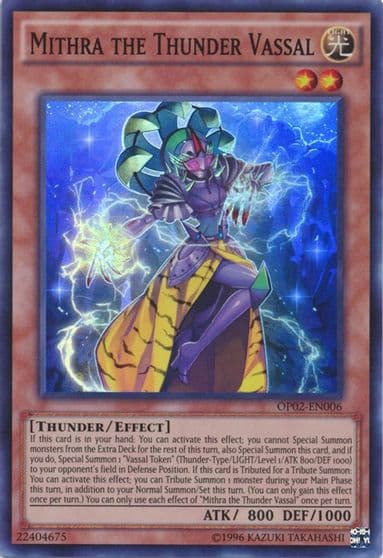 Mithra the Thunder Vassal OTS Tournament Pack 2 Yu-Gi-Oh! card