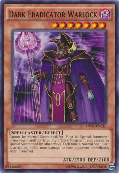 Dark Eradicator Warlock OTS Tournament Pack 2 Yu-Gi-Oh! card