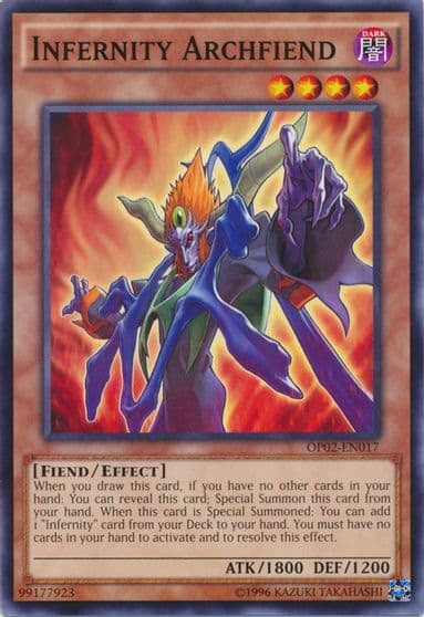 Infernity Archfiend OTS Tournament Pack 2 Yu-Gi-Oh! card