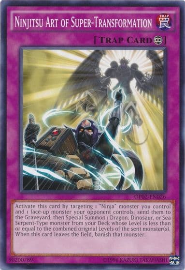 Ninjitsu Art of Super Transformation OTS Tournament Pack 2 Yu-Gi-Oh! card