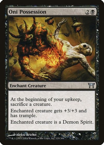Oni Possession Champions of Kamigawa Magic card