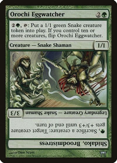 Orochi Eggwatcher Shidako Broodmistress Champions of Kamigawa Magic card