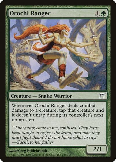 Orochi Ranger Champions of Kamigawa Magic card