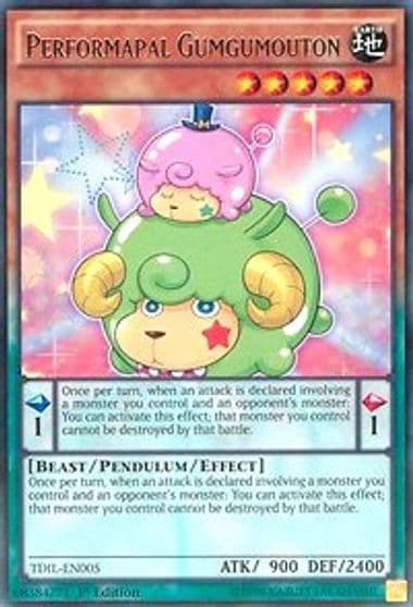 Performapal Gumgumouton The Dark Illusion Yu-Gi-Oh! card