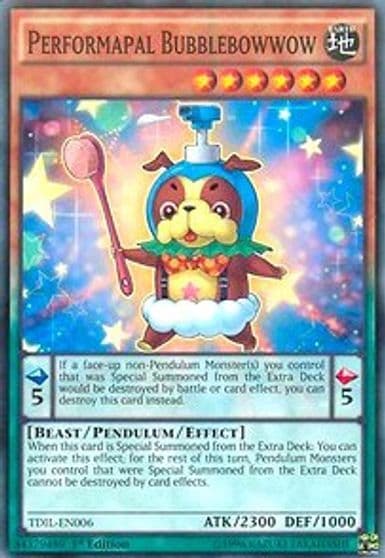Performapal Bubblebowwow The Dark Illusion Yu-Gi-Oh! card
