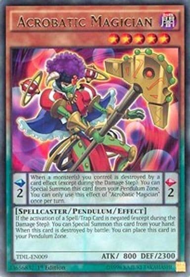 Acrobatic Magician The Dark Illusion Yu-Gi-Oh! card