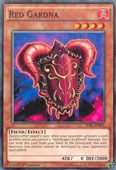 Red Gardna The Dark Illusion Yu-Gi-Oh! card