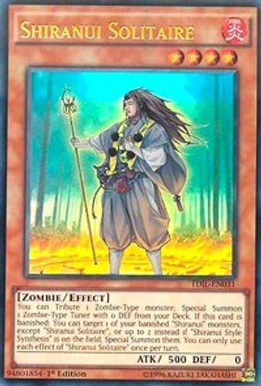 Shiranui Solitaire The Dark Illusion Yu-Gi-Oh! card