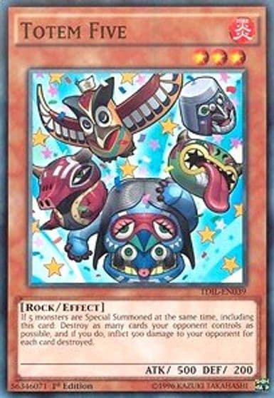 Totem Five The Dark Illusion Yu-Gi-Oh! card