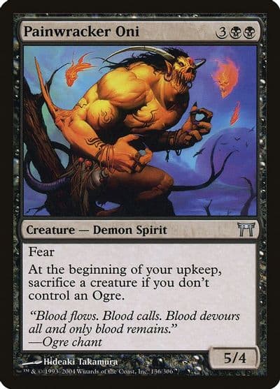 Painwracker Oni Champions of Kamigawa Magic card