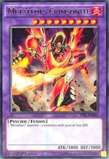 Metalfoes Crimsonite The Dark Illusion Yu-Gi-Oh! card