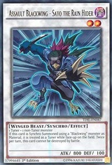 Assault Blackwing Sayo the Rain Hider The Dark Illusion Yu-Gi-Oh! card