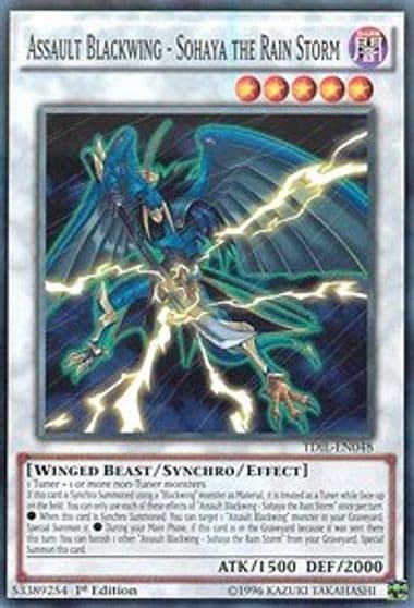 Assault Blackwing Sohaya the Rain Storm The Dark Illusion Yu-Gi-Oh! card