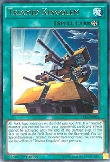 Triamid Kingolem The Dark Illusion Yu-Gi-Oh! card