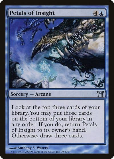 Petals of Insight Champions of Kamigawa Magic card