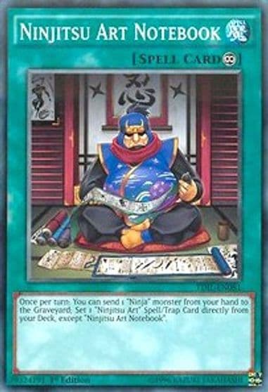 Ninjitsu Art Notebook The Dark Illusion Yu-Gi-Oh! card