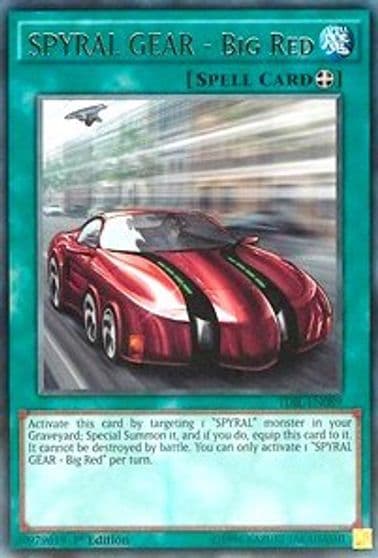 SPYRAL GEAR Big Red The Dark Illusion Yu-Gi-Oh! card