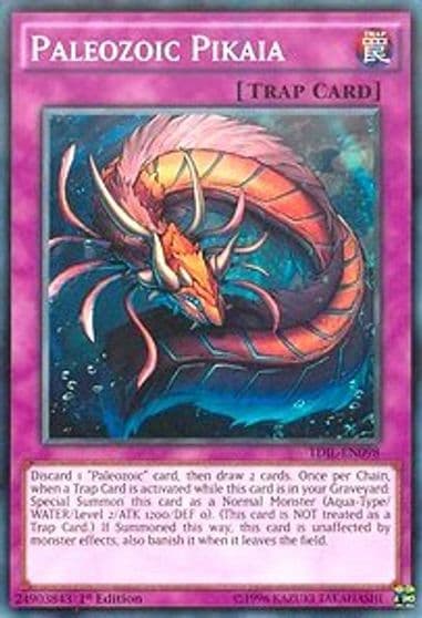 Paleozoic Pikaia The Dark Illusion Yu-Gi-Oh! card