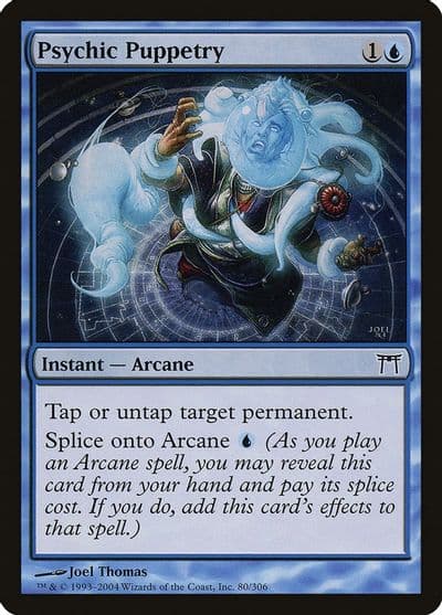 Psychic Puppetry Champions of Kamigawa Magic card