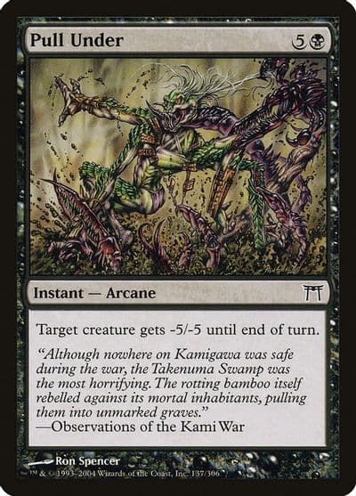 Pull Under Champions of Kamigawa Magic card