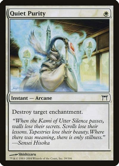 Quiet Purity Champions of Kamigawa Magic card