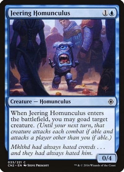 Jeering Homunculus Conspiracy: Take the Crown Magic card