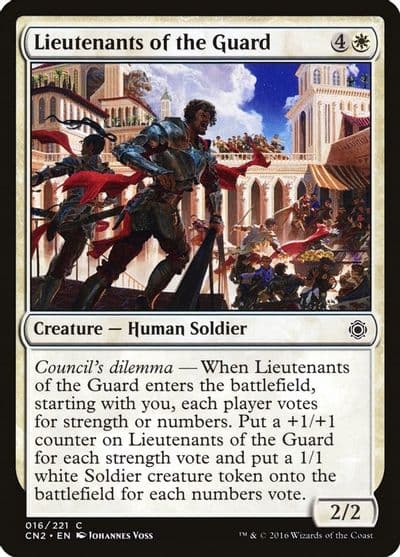 Lieutenants of the Guard Conspiracy: Take the Crown Magic card
