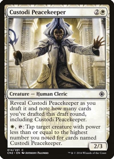 Custodi Peacekeeper Conspiracy: Take the Crown Magic card