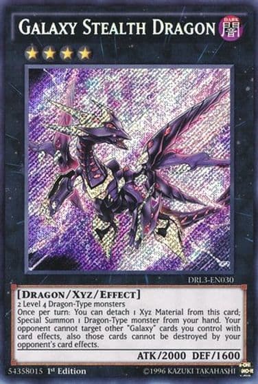 Galaxy Stealth Dragon Dragons of Legend: Unleashed Yu-Gi-Oh! card