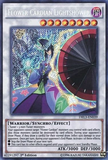 Flower Cardian Lightshower Dragons of Legend: Unleashed Yu-Gi-Oh! card