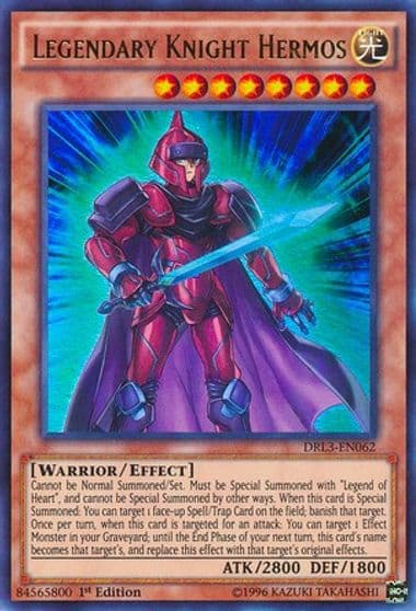 Legendary Knight Hermos Dragons of Legend: Unleashed Yu-Gi-Oh! card
